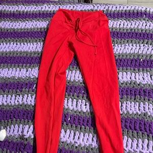 Victoria's Secret Red Leggings